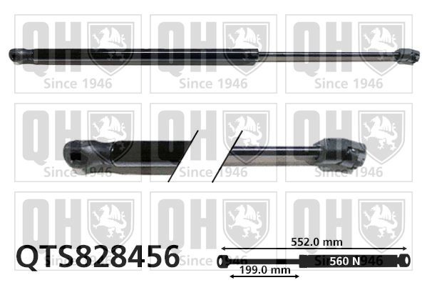  Amortecedor de tampa de porta-malas (de 3ª/5ª porta traseira) Audi Q7 SUV (4MB, 4MG, 4MQ) (2015 - 2026) 